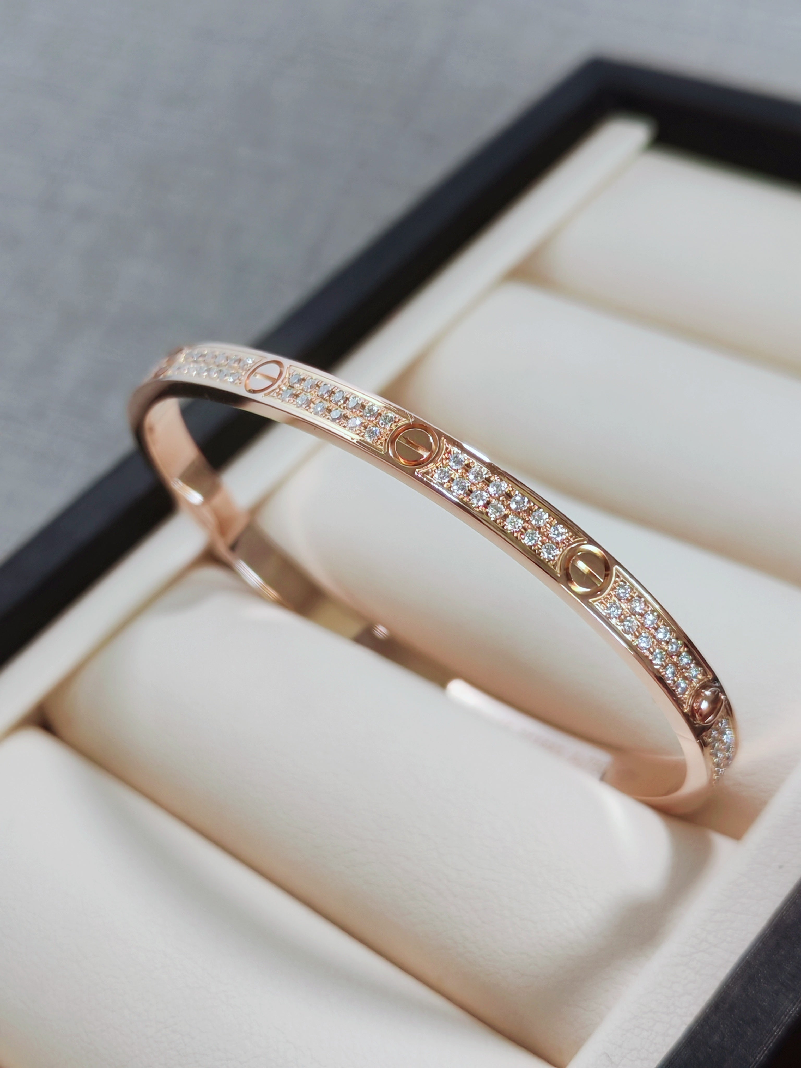 LOVE Bracelet, Paved Diamonds, Small