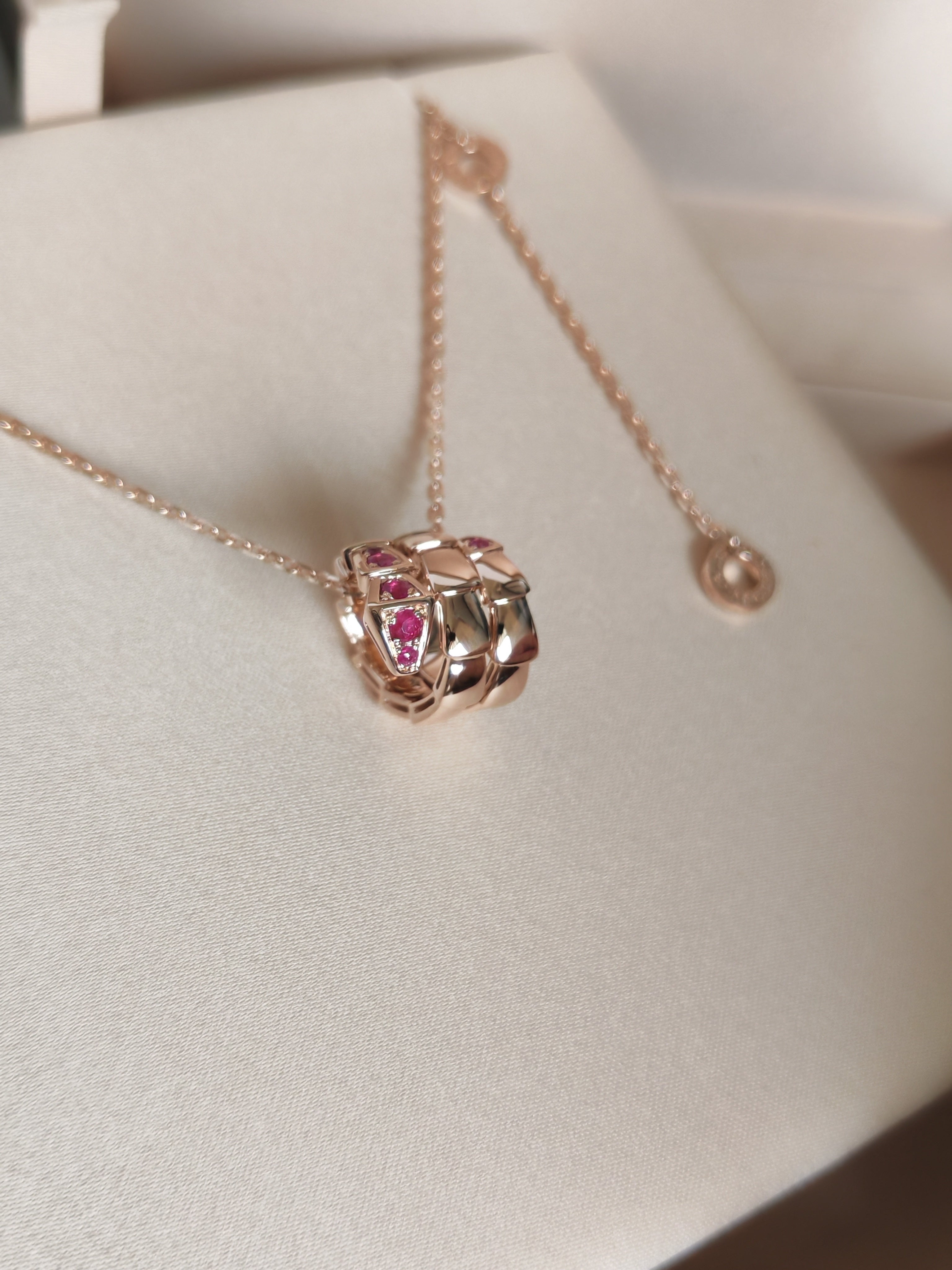 Serpenti Viper Ruby Necklace