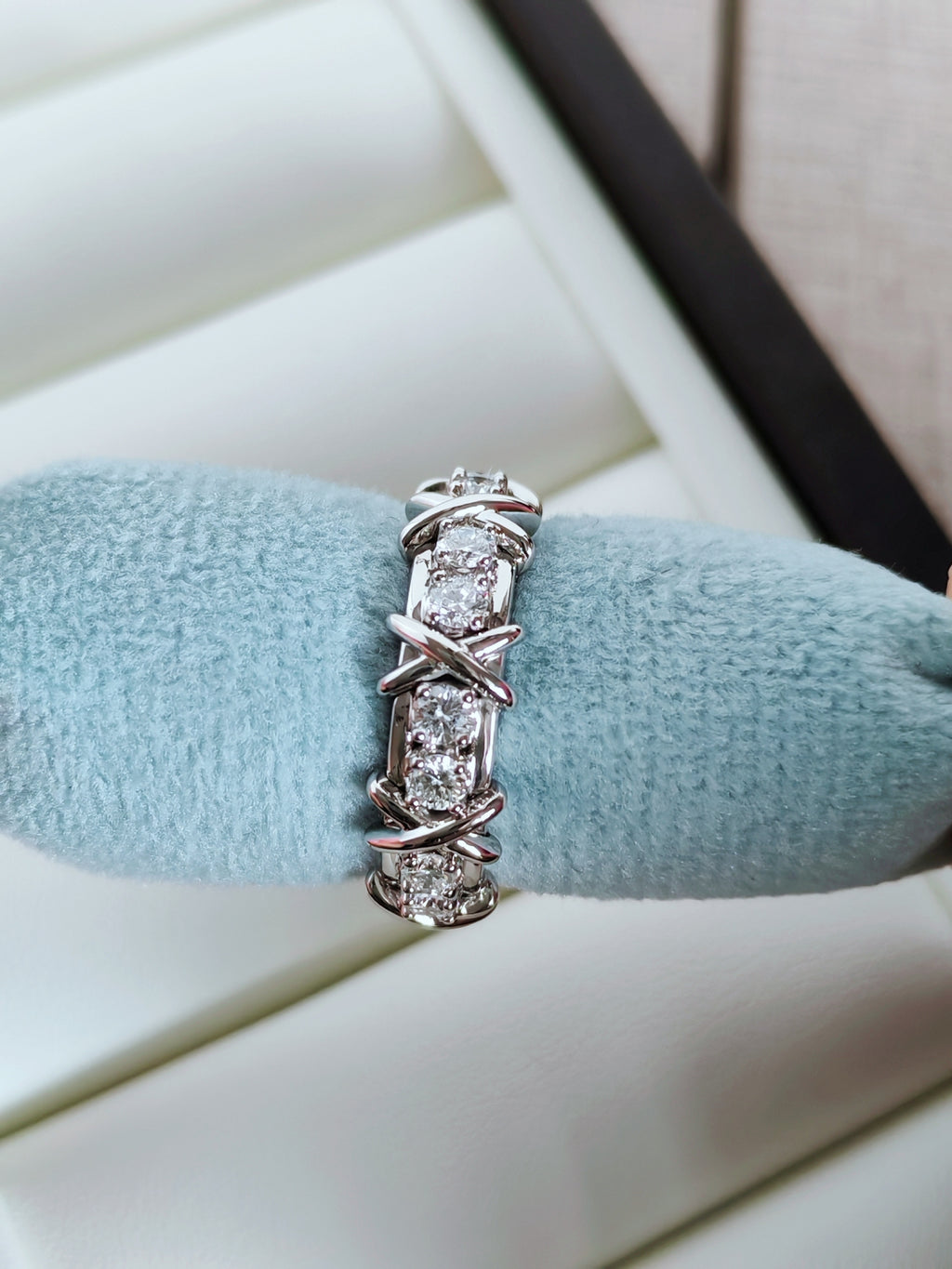 Sixteen Stone by T Ring in Platinum with Diamonds