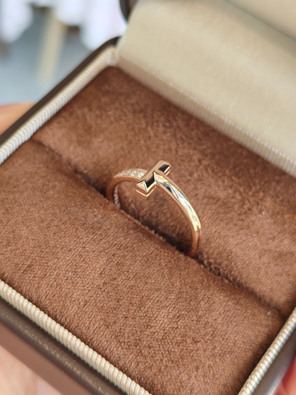 TT T1 Ring in Rose Gold with Diamonds